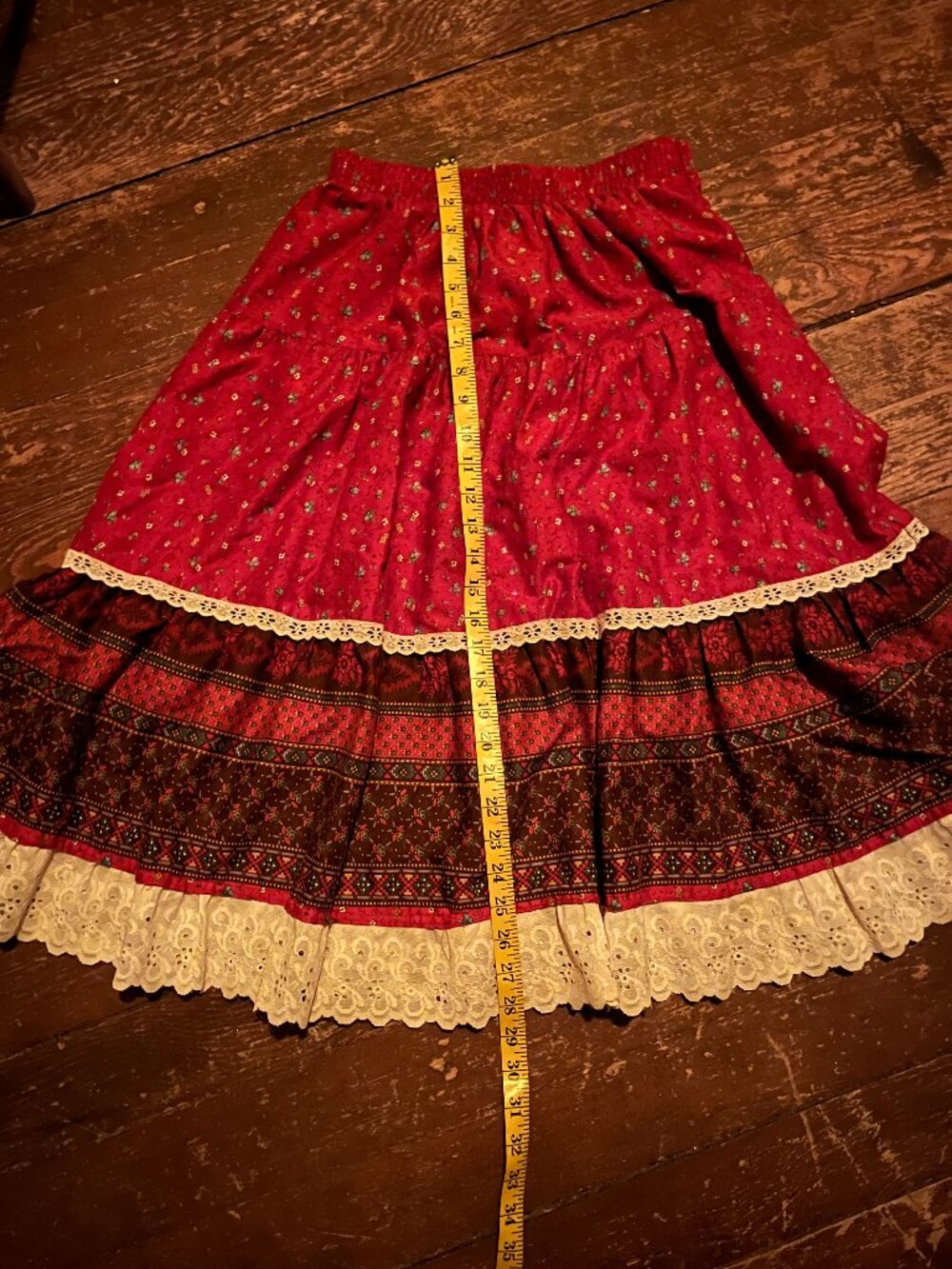 Vintage Gunne Sax–Style Prairie Skirt - Picture 5 of 7
